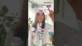 Cinco tonos en Tailand&eacute;s / Five tones in Thai