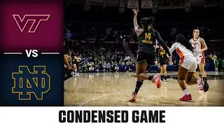 Virginia Tech vs. Notre Dame Condensed Game | 2025-26 ACC Women's Basketball