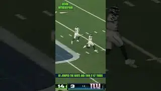 Devon Witherspoon SNAGS 97-Yard Pick 6 Off Daniel Jones 🔒