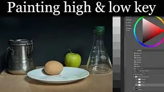 High key & Low key painting, how to compress values in your artwork.