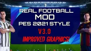 Real Football MOD | PES2021 SEASON UPDATE Beta V3.0 #PREVIEW