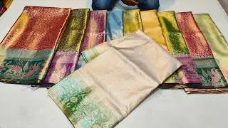 Pure Kanchi Pattu Sarees -- Ashadam OFFER!! -- Single Saree Delivery