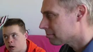 En elev på Kvie Sø Efterskole