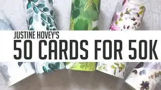 50 Cards For 50K | Ink Blending with PFS Life Changing Blender Brushes | My fave technique!