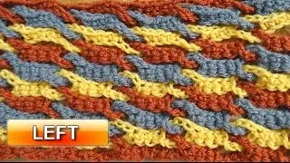 Одинарное переплетение и стежок - Вязание крючком