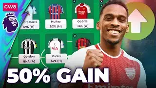 INSANE RANK GAIN ⬆️ GW8 TEAM SELECTION | FPL 25/26