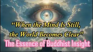 When the Mind Is Still, the World Becomes Clear&mdash;The Essence of Buddhist Insight|Behind Every Thought