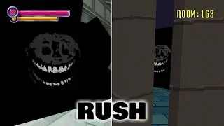 Rush from Roblox DOORS in Spooky's Jump Scare Mansion! | SJSM+ [Mod]