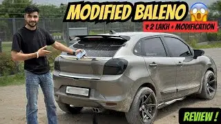₹2 Lakh+ Modified Baleno 😱🔥 | Real Owner Review 👀 | Full Build, Mileage, Issues & Sound!