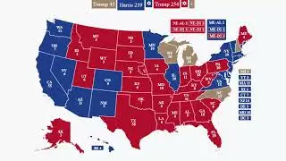 Alternate History 2020 Election Prediction - Kamala Harris vs Donald Trump