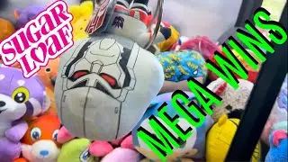Mega Wins at the Sugarloaf Toy Shoppe Claw Machine 