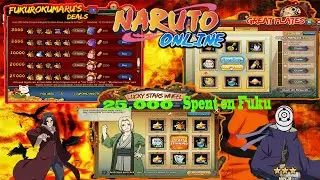 Naruto online || Spending 25000 on Fukurokumaru's deals || 20/08/2020