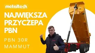 METALTECH | Największa przyczepa budowlana 💪 Robi wrażenie!  PBN 30 R