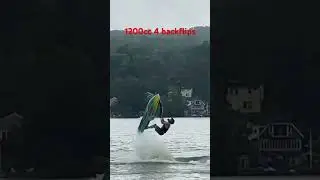 1200cc 4 backflips #backflip #jetskifreestyle #jetski #jetskiworld #watercraft #freestyle #lake