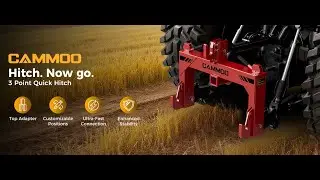 CAMMOO 3-Point Quick Hitch with 2