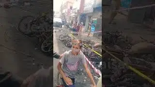 After fire Footage of 3no Shah Faisal colony ....building condition  #residentialtower #primetower