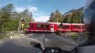 Berninapass Kymco Downtown 300i Gopro Hero5 Black