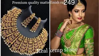 #💞🍇real camp stone jewellery sets#💞🍇