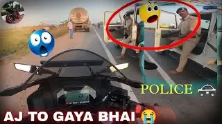 Duke rider vs police 👮&zwj;♀️ || Aj to gaya bhai police ke sath || #akashmaurya #dukerider #duke200 