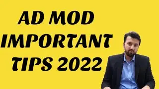 AD MOD Important Tips for Exam
