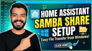 Home Assistant Samba Share Setup | Easy File Transfer from Windows #homeassistant #dashboard