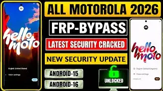 How to Bypass FRP Google Account Lock on Any Motorola 2026 | Android 14/15/16 | No PC 