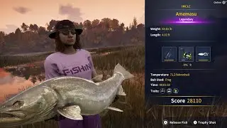 8-20-25 Legendary Japan Fish Amemasu Map Bait Call of the Wild Angler COTW 