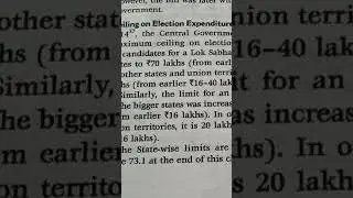 polity fact related to election EXPENDITURE ✍️