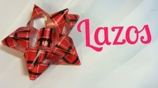 Tutorial: Lazos o moños para regalo. Gift ties.