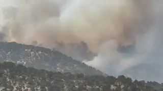 Firefighters working to protect Meeker from 2 wildfires