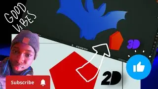 How To Convert 2D Object To 3D Work Space 😎😎