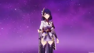 Raiden Shogun/Baal Character Menu and Idle Animation Leak - Genshin Impact