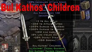 D2R Upgraded Sets - Bul Kathos' Children (2 Piece Set)