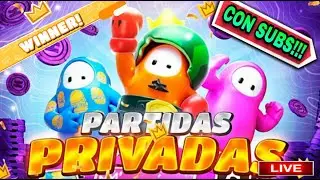 🔴 FALL GUYS en VIVO PARTIDAS PRIVADAS en Espa&ntilde;ol!!  Directo de Fall guys Latinoam&eacute;rica