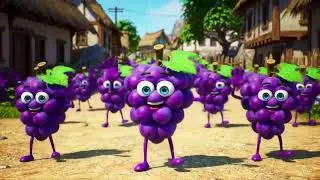 Grapes, Grapes, Round and Sweet | Children's Song for Preshoolers - new video