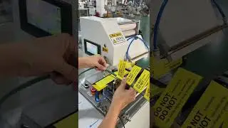 Wire, Data Cable, Hose, and Wire-Type Folding Labeling Machine#labelingmachine #labeler