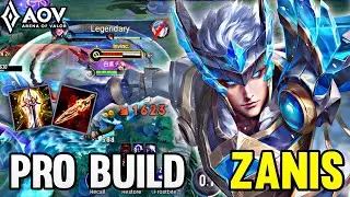 ZANIS PRO GAMEPLAY | PRO BUILD - ARENA OF VALOR