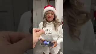 Christmas Index card challenge with girlfriend 🤣❤️ #shorts