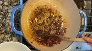 Making Beef Bourguignon