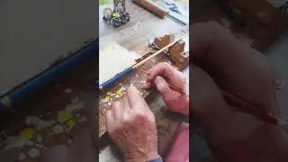Cresting painting some target arrows for Longbow #longbows #arrow #arrows