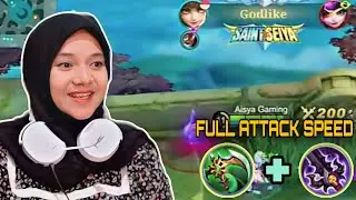 AISYA GAMING WANWAN GOLDLANE ! BUILD WANWAN TERSAKIT 2022 FULL ATTACK SPEED ! WANWAN MOBILE LEGENDS