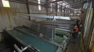 Possible to produce a 9-metre-long aluminum alloy chemical polishing anodising production line