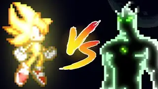 Super Sonic VS Alien X Sprite Animation
