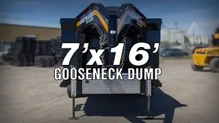 Southland Trailers 7' x 16' Gooseneck Dump Trailer