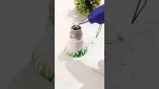 DIY LED BULB  MUSHROOM #artshorts#shortsviral#diyacraft#craft#acrylicpainting #handmade
