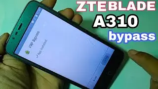 Zte blade a310 frp lock google account bypass reset