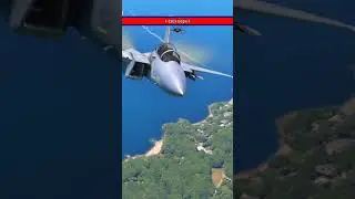 F-15EX Eagle II BLASTS Into the Sky! 🔥 Stunning Close-Up Ascent! #Shorts #F15EX