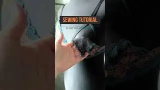 Nursing Bra Sewing Tutorial is out on my channel #bralette #sewingtutorial