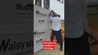 voc&ecirc; sabe para que serve a membrana hidr&oacute;fuga?#steel #steelframing #constru&ccedil;&atilde;oaseco #obra #obras