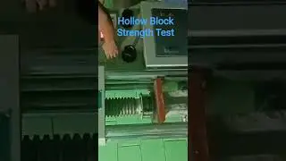Eco Concrete Products. Hollow block strength test.